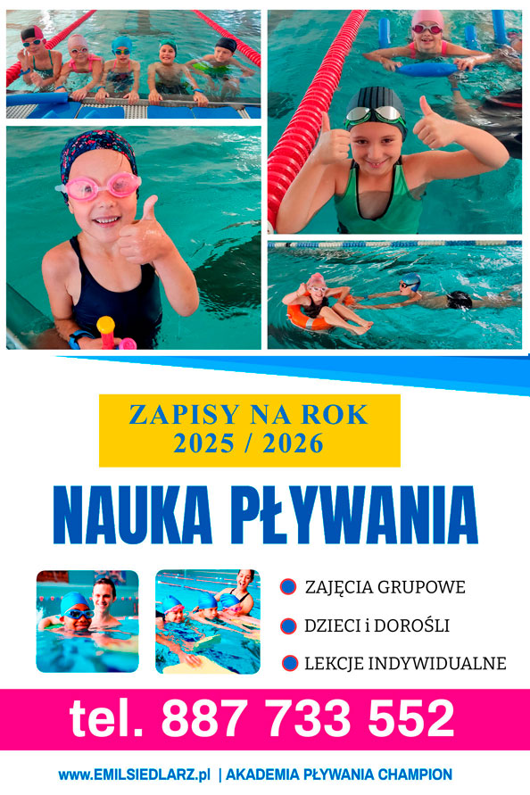 Szkoła Pływania Chełmiec - zapisy nauka pływania 2025 2026