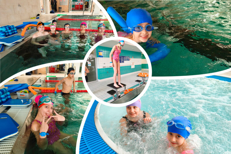 Ferie na basenie w Chełmcu - kurs pływania dla dzieci