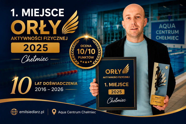 Emil Siedlarz zdobył 1. miejsce w prestiżowym Plebiscycie ORŁY Aktywności Fizycznej 2025 w Chełmcu